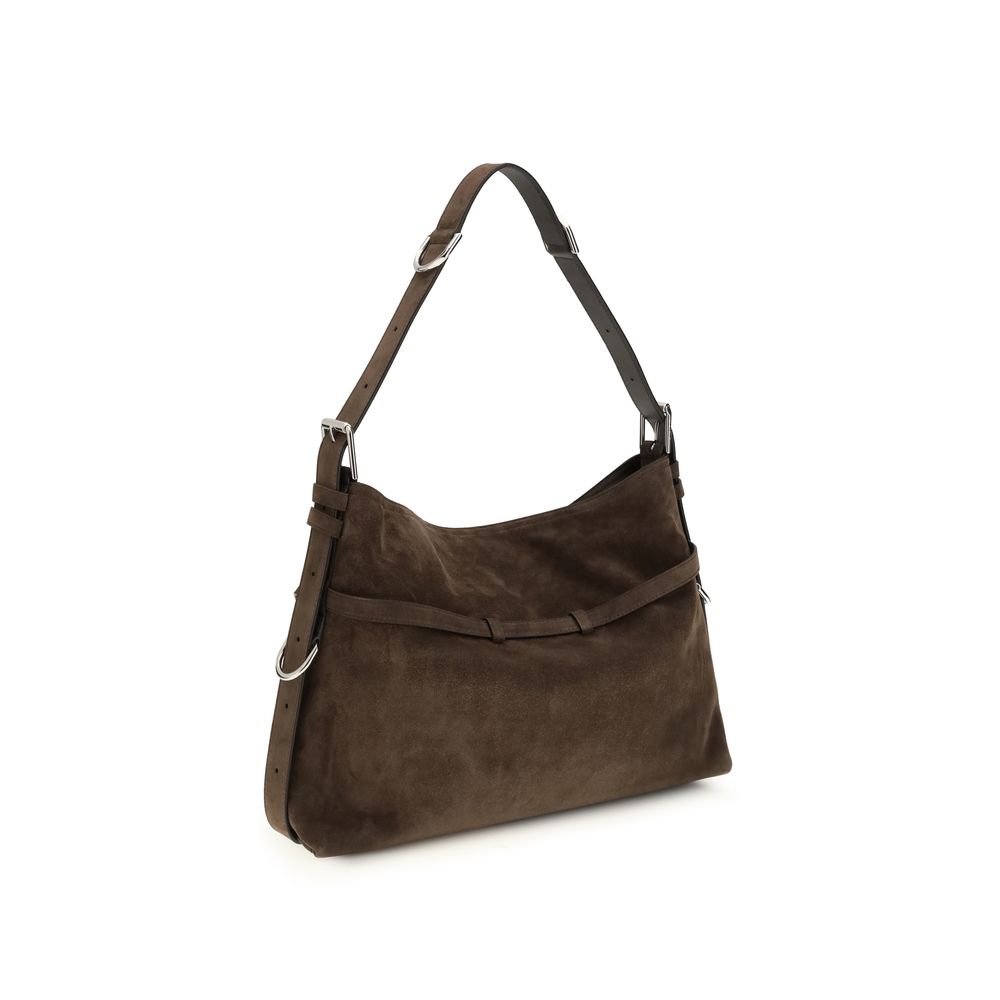 Black Calf Leather Bos Taurus Shoulder Bag
