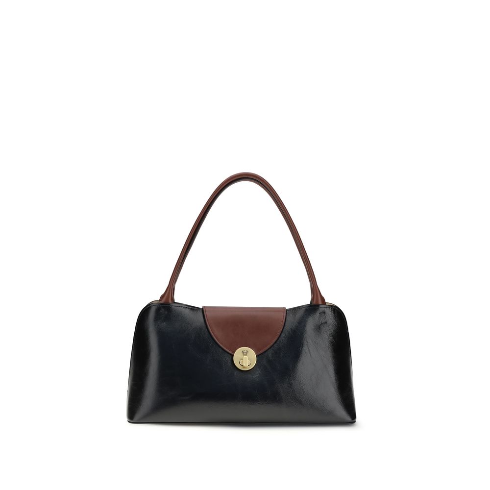 Black Calf Leather Bos Taurus Shoulder Bag