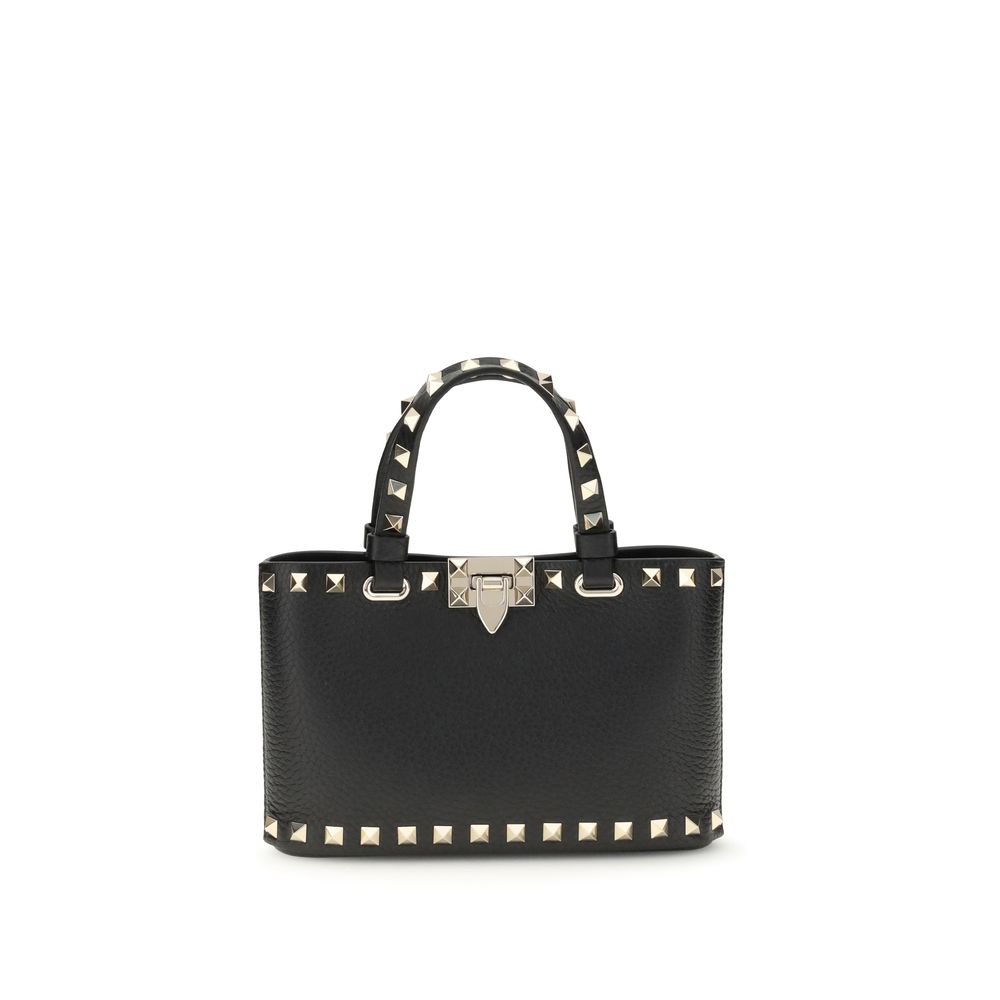 Valentino Garavani Black Calf Leather Handbag