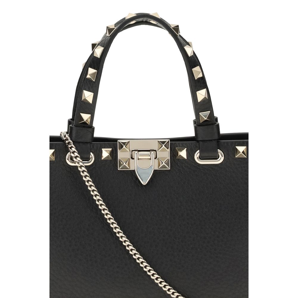 Valentino Garavani Black Calf Leather Handbag