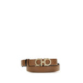 Ferragamo Brown Calf Leather Regular Belt