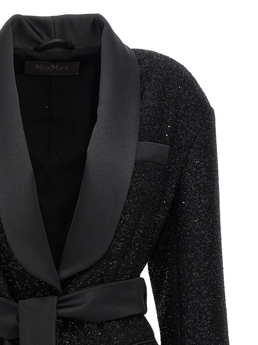 Max Mara Pau Black Viscose Blazer