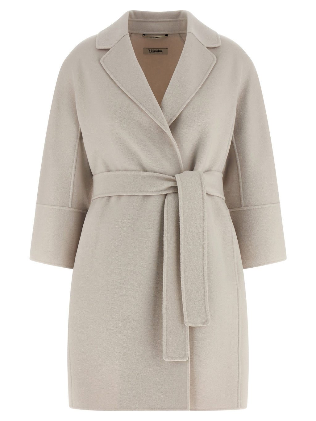 Max Mara Beige Virgin Wool Coat