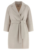 Max Mara Beige Virgin Wool Coat