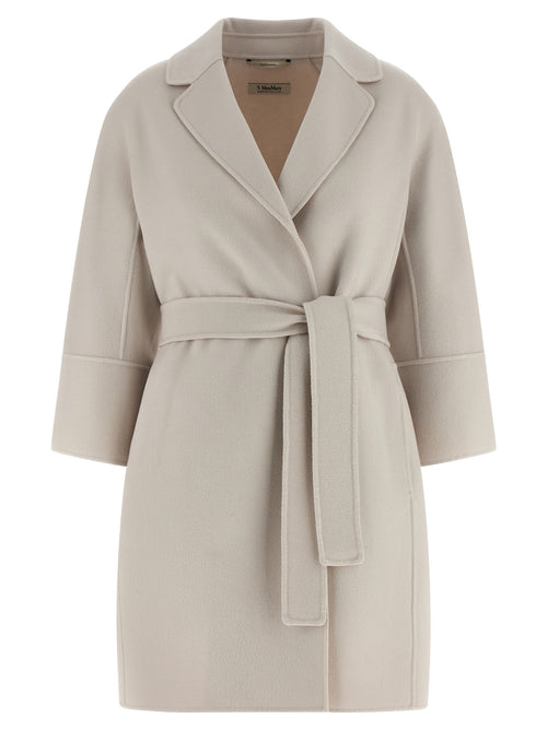 Max Mara Beige Virgin Wool Coat
