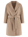 Max Mara Beige Virgin Wool Coat