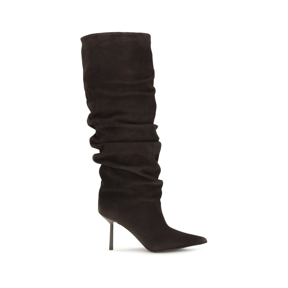 LE SILLA Brown Calf Leather Boots