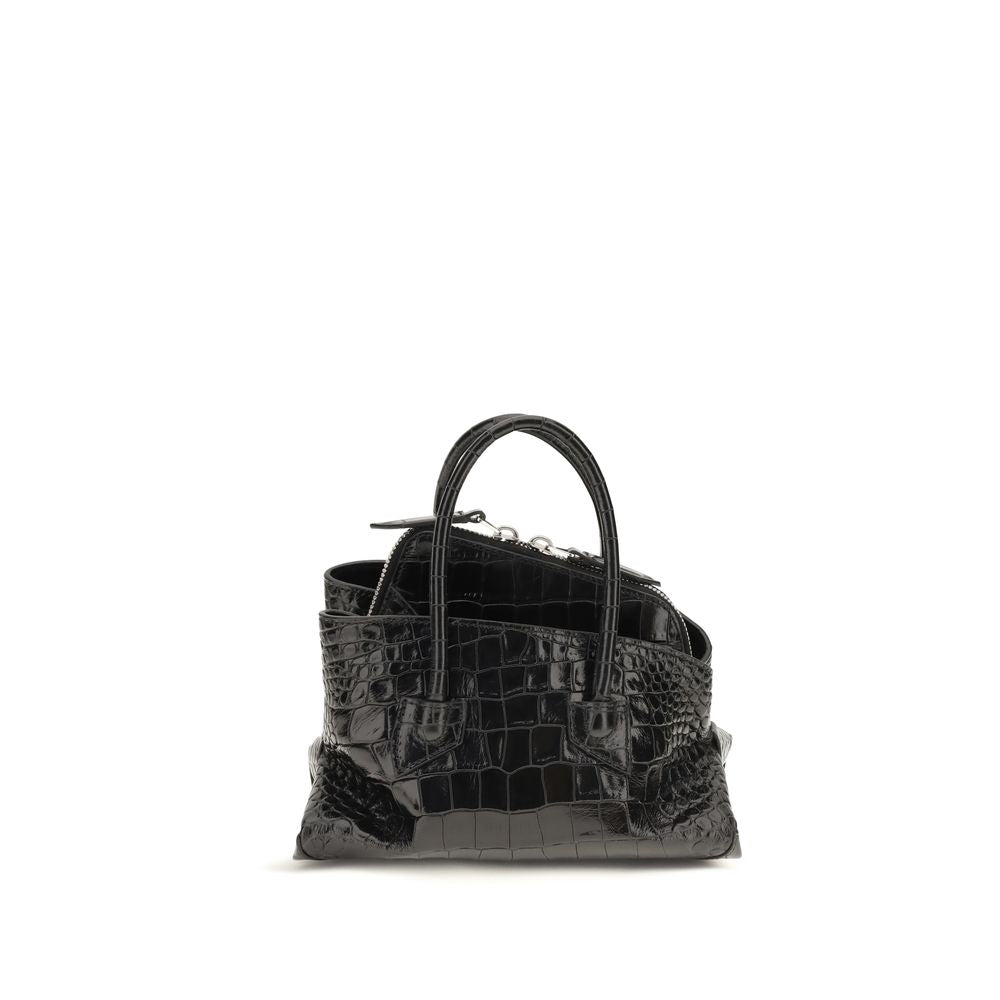 The Attico Black Calf Leather Handbag