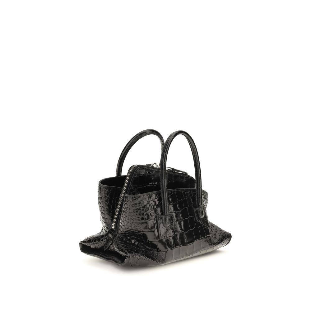 The Attico Black Calf Leather Handbag