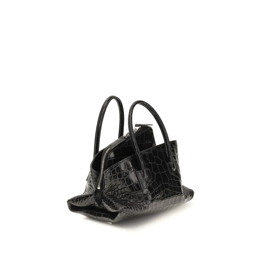 The Attico Black Calf Leather Handbag