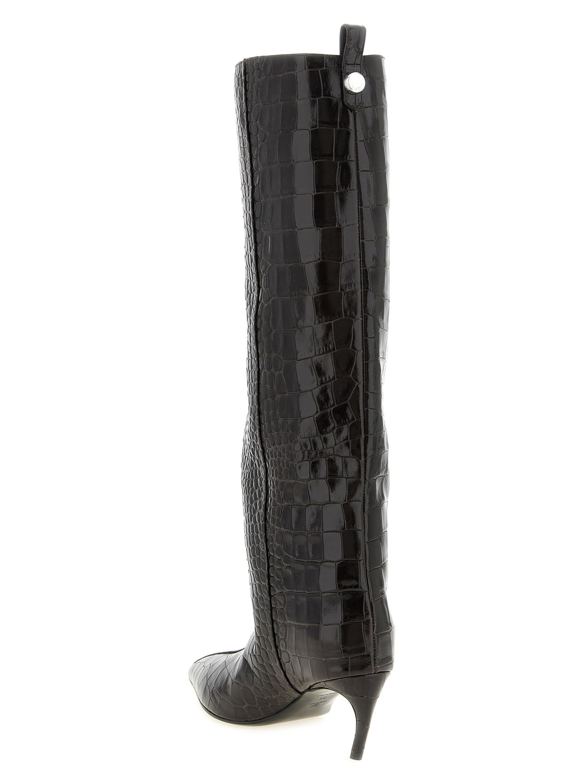 The Attico Brown Bovine Leather Over-the-Knee Boots