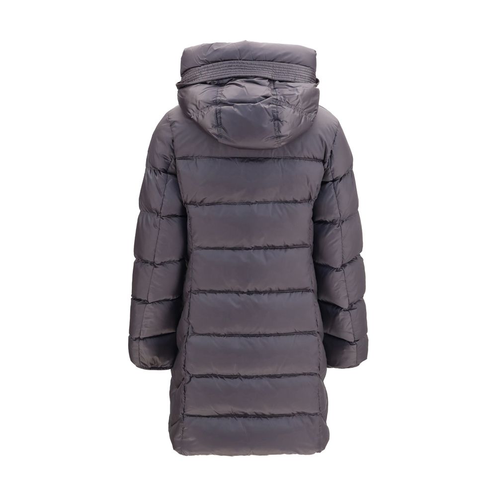 Parajumpers Gray Polyester Full-Length Jacket