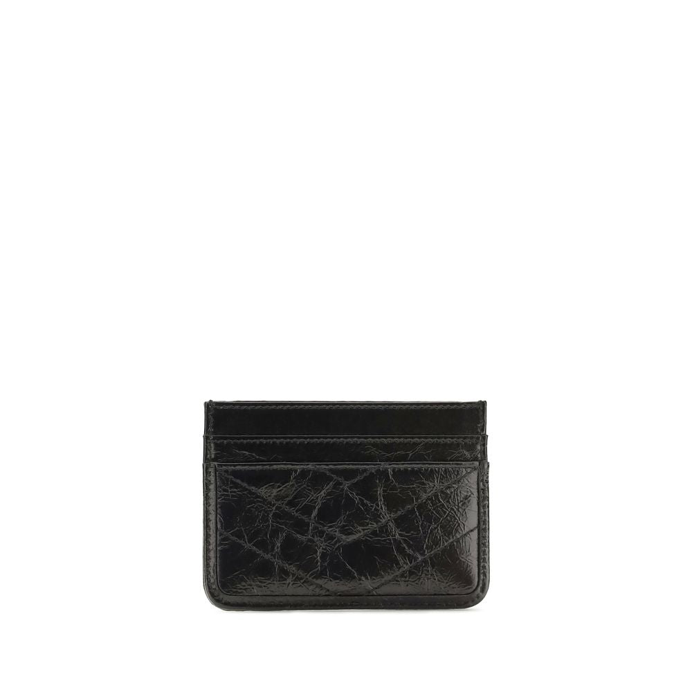 Saint Laurent Black Calf Leather Wallet