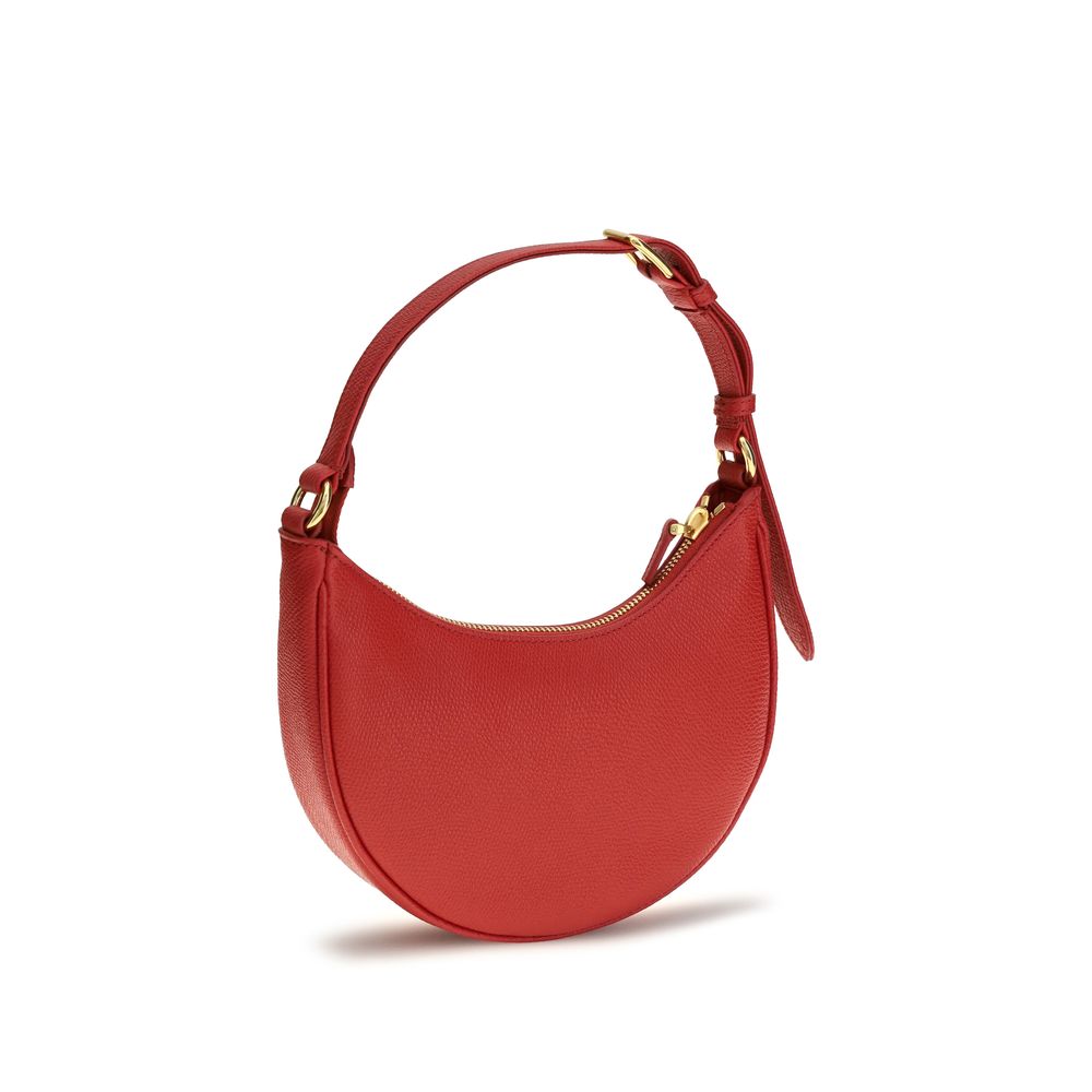 Valentino Garavani Red Calf Leather Shoulder Bag