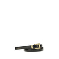 Versace Black Calf Leather Regular Belt