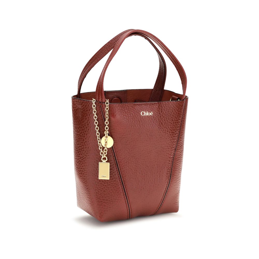Chloé Red Calf Leather Shoulder Bag