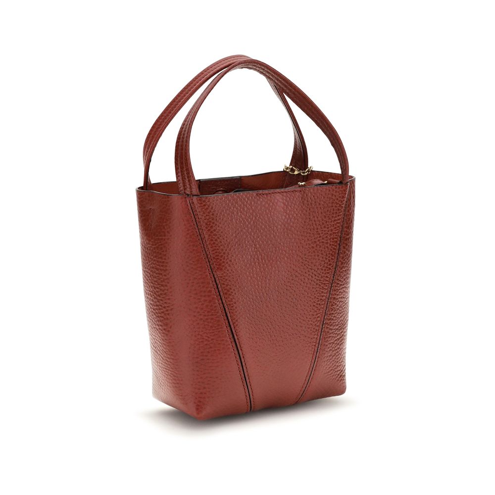 Chloé Red Calf Leather Shoulder Bag