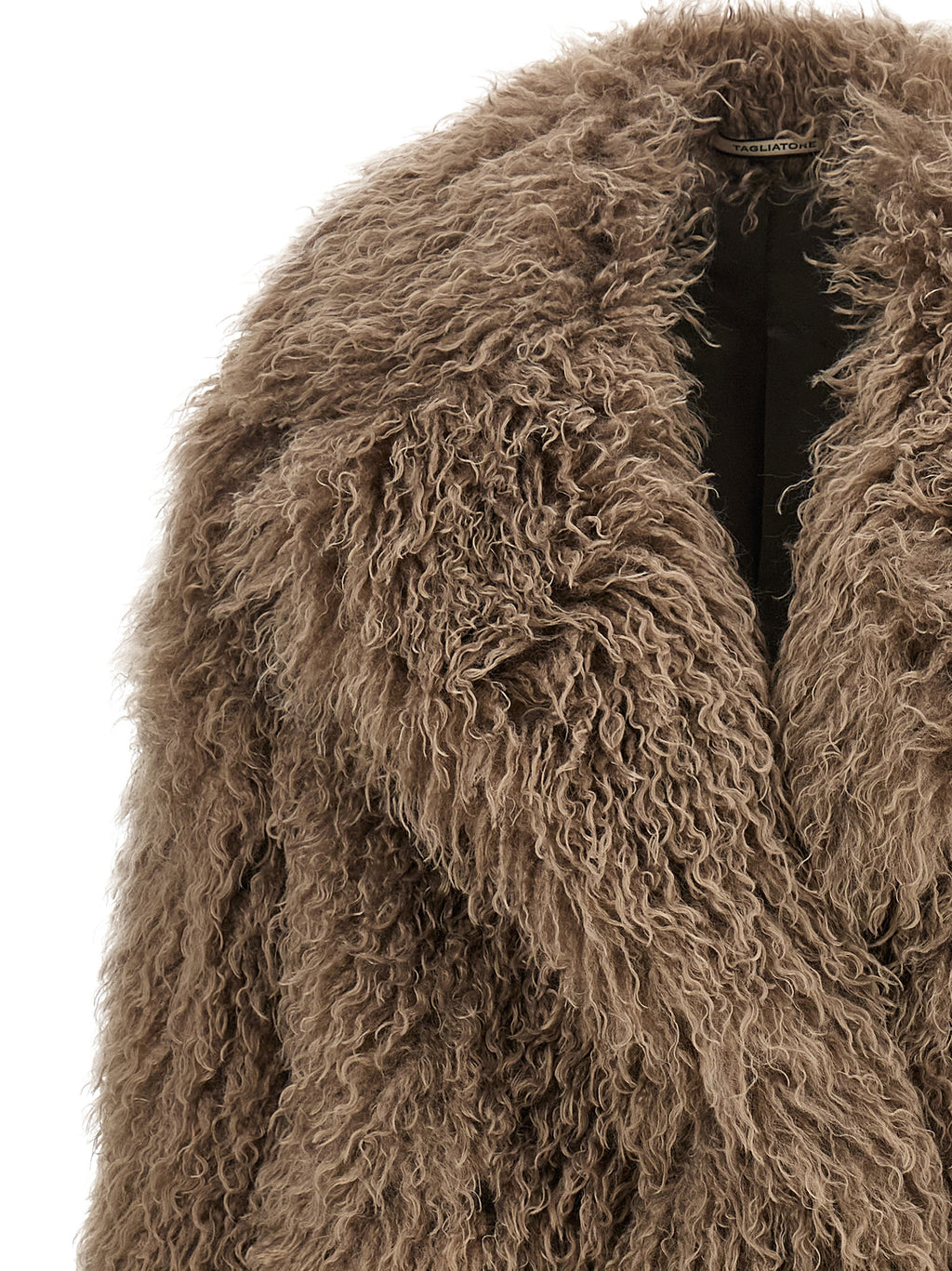 Tagliatore Gray Polyester Coat