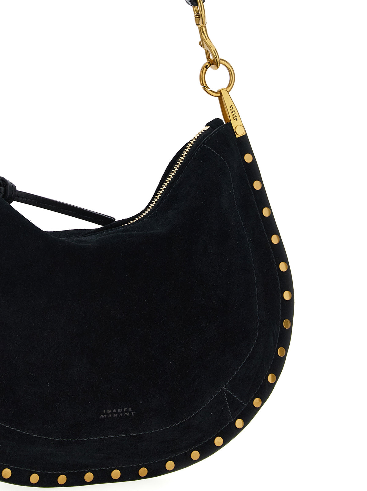Isabel Marant Black Calfskin Shoulder Bag