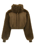 Fabiana Filippi Bicolor Virgin Wool Full-Length Jacket