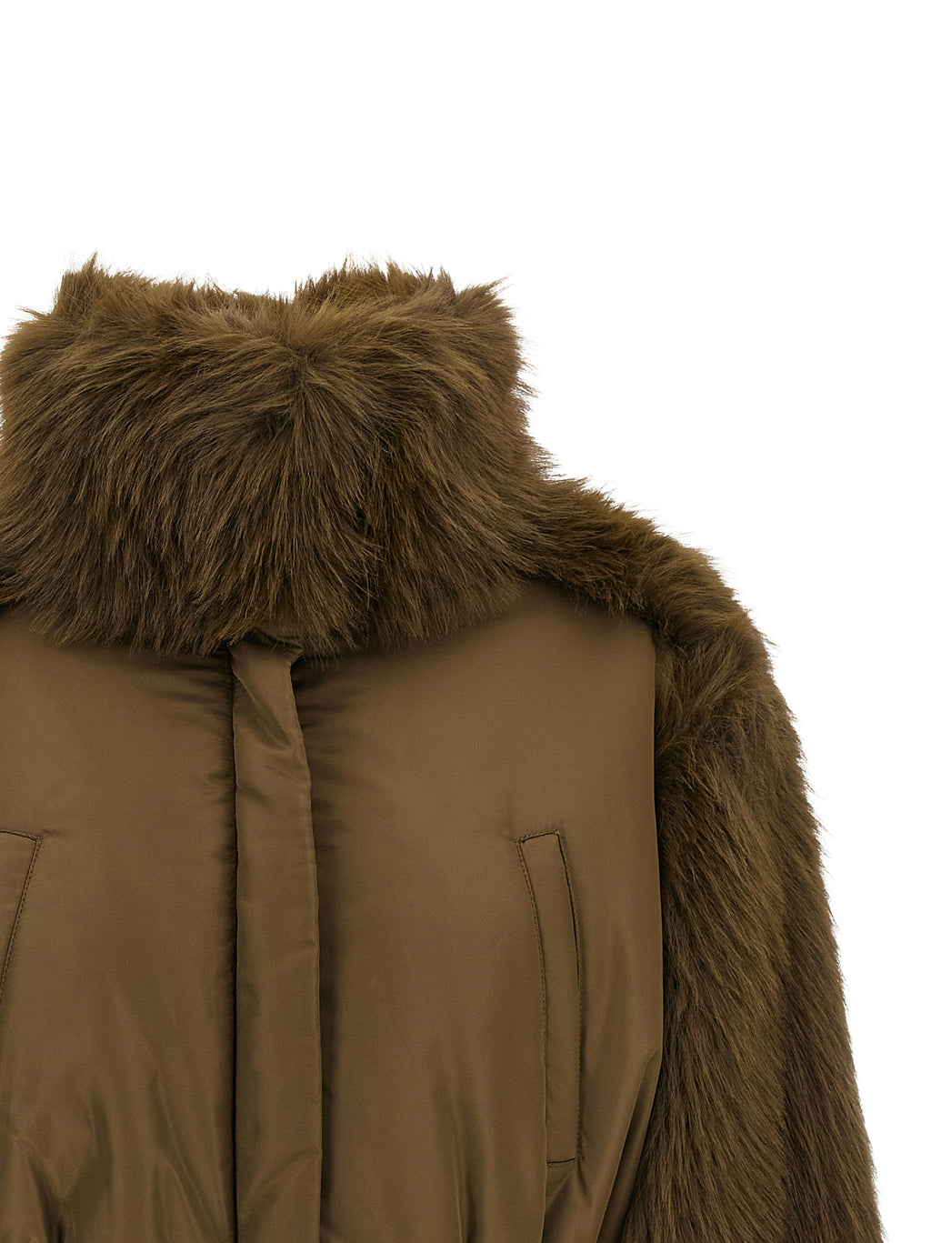 Fabiana Filippi Bicolor Virgin Wool Full-Length Jacket