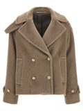 Tagliatore Beige Wool Coat