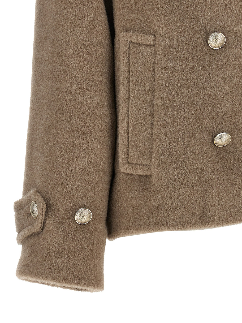 Tagliatore Beige Wool Coat