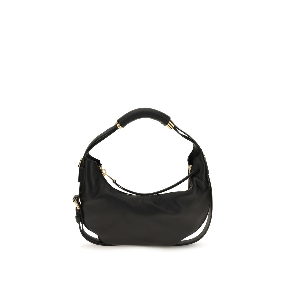 Moschino Black Calf Leather Handbag