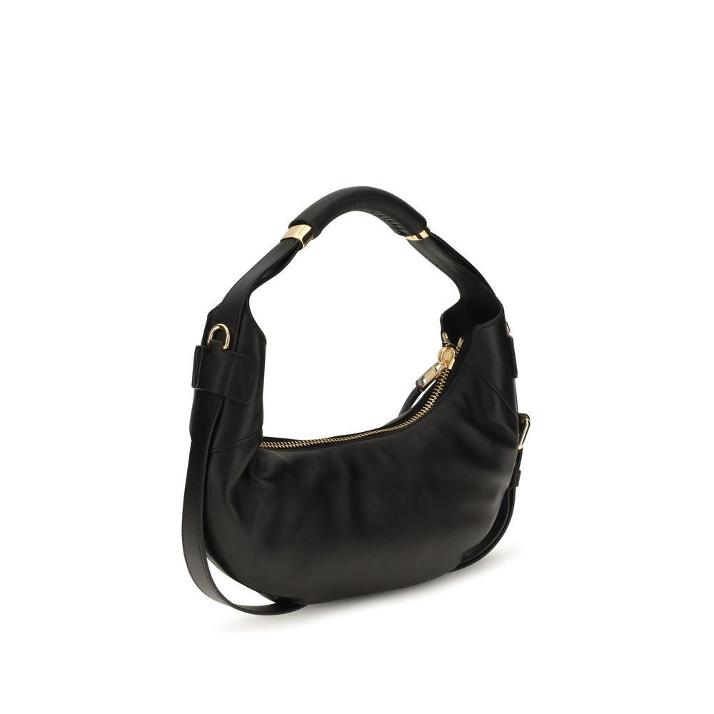 Moschino Black Calf Leather Handbag