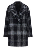 Tagliatore Blue Wool Coat