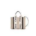 Beige Linen Tote Bag