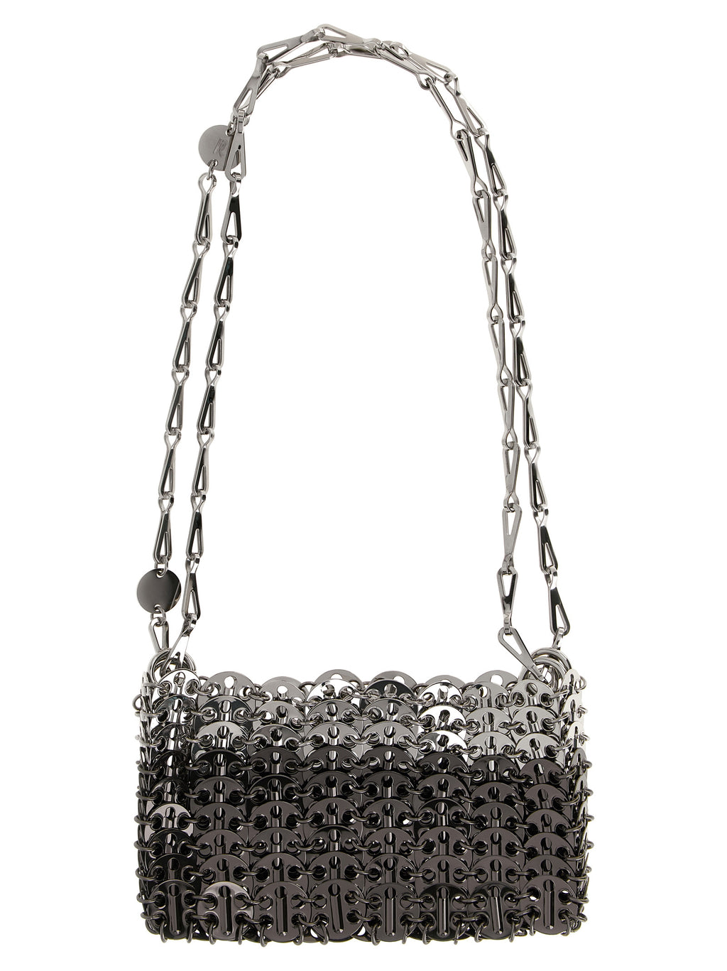 Silver Stainless Steel Shoulder Bag