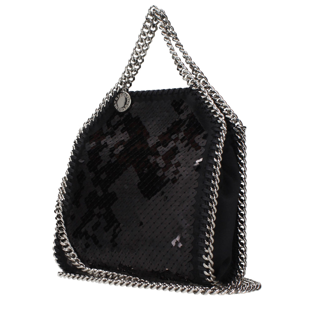 Black Fabric Handbag