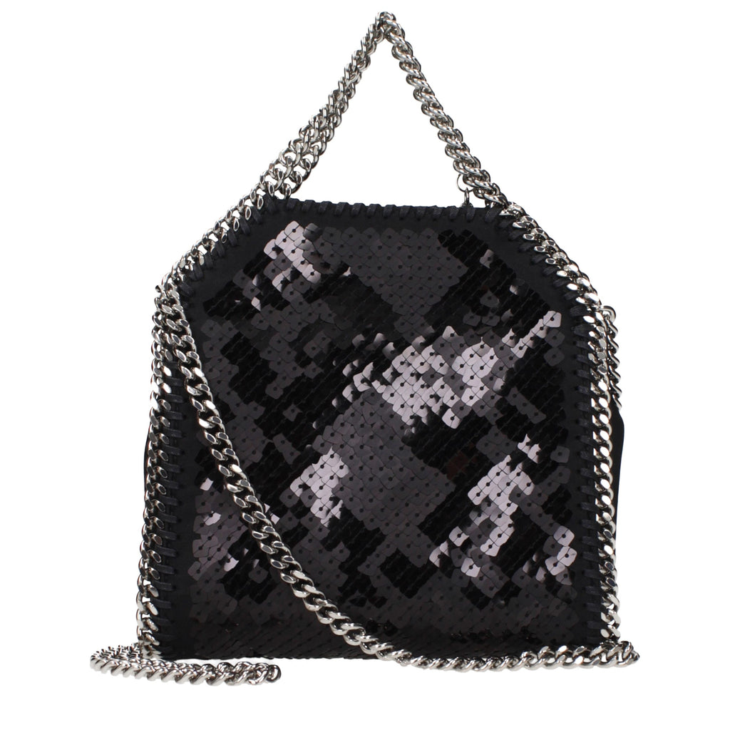 Black Fabric Handbag