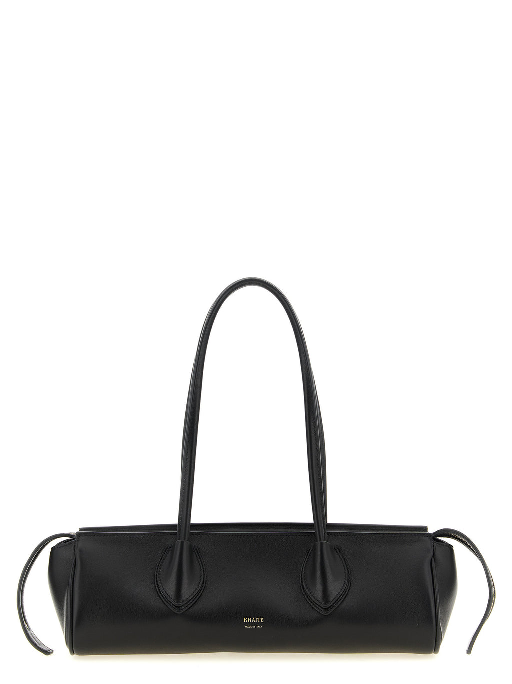 Black Lamb Leather Shoulder Bag