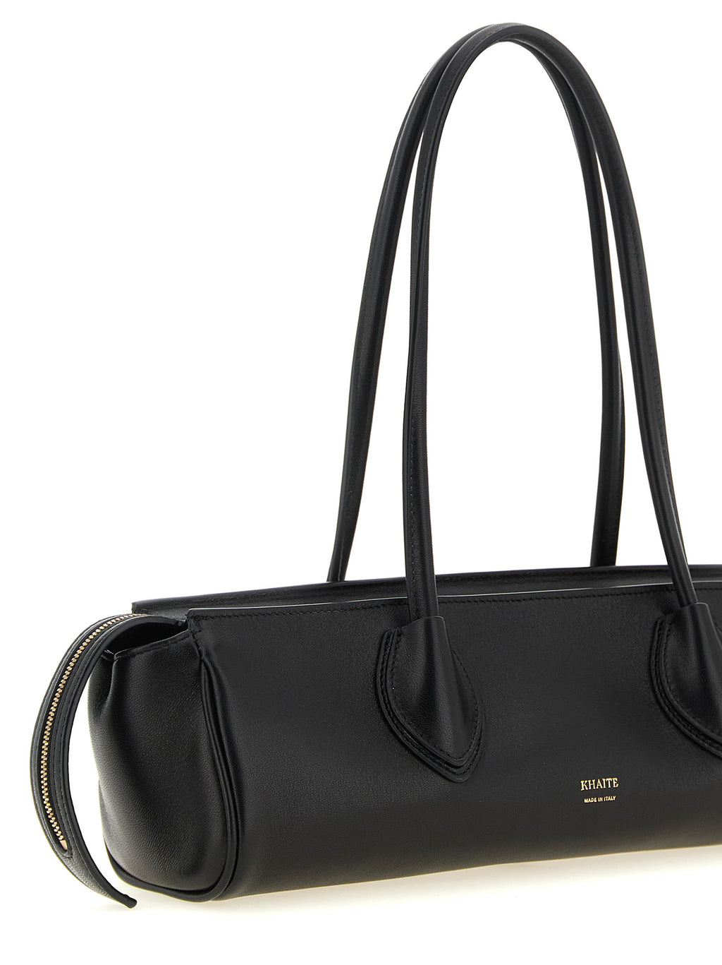 Black Lamb Leather Shoulder Bag