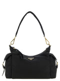 Black Polyamide Shoulder Bag