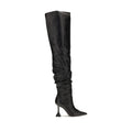 Black Calf Leather Bos Taurus Over The Knee