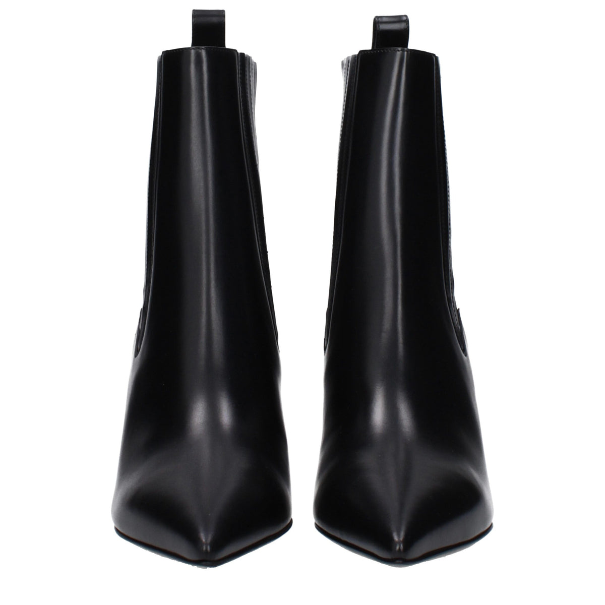 Valentino Garavani Black Leather Ankle Boots