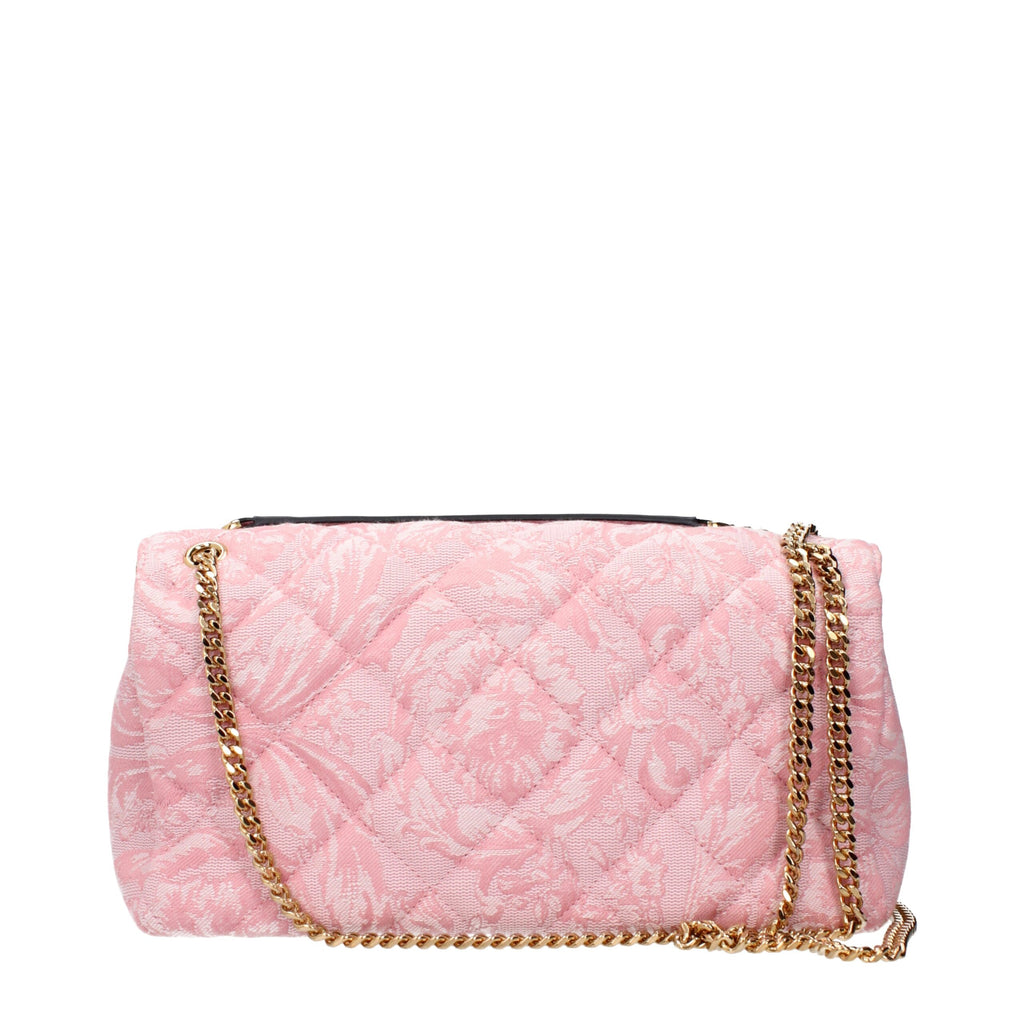 Pink Fabric Shoulder Bag