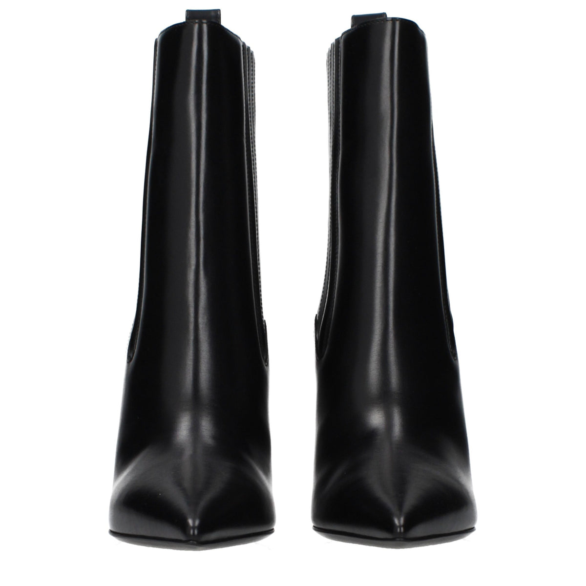 Valentino Garavani Black Leather Ankle Boots